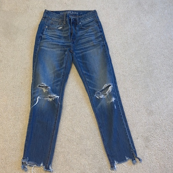 American Eagle Outfitters Denim - American Eagle Hi Rise Tomgirl